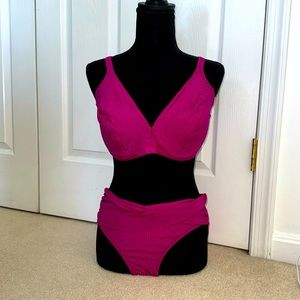 Rosa Faia (by Anita) bra sized bikini. Top - size 12F Cup, bottom - size 12. NEW